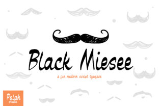 Black Miesee: A Playful Display Font for Editorial Design