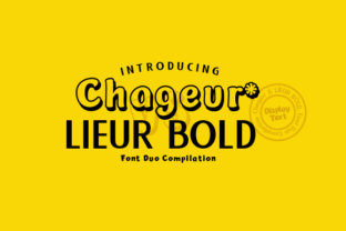 Chageur Lieur Bold Duo: A Font That Balances Campaign Energy