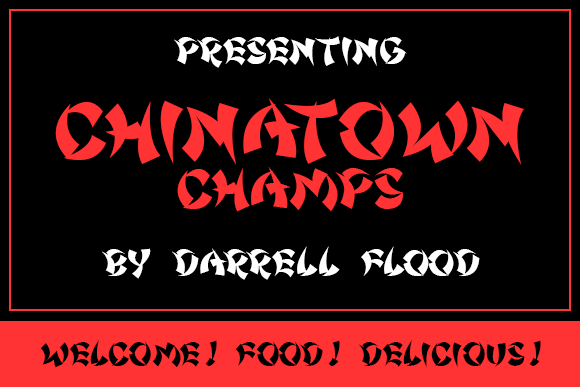 Chinatown Champs Font: A Display Typeface for Authentic Branding