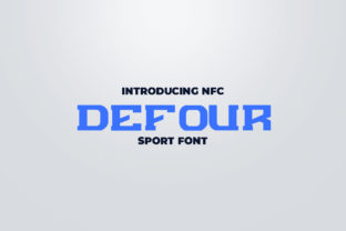 Defour: A Display Font Built for Editorial Momentum