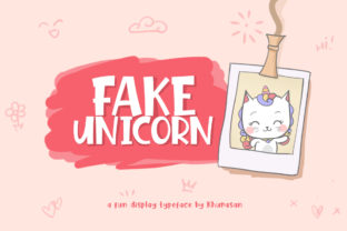 Fake Unicorn: A Bold Display Font for Unique Branding