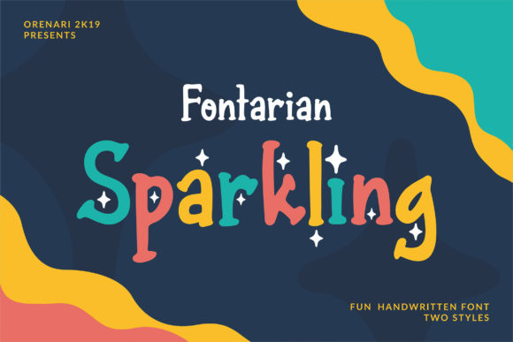 Fontarian Sparkling: A Handwriting Font for Editorial Design