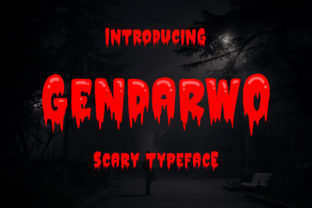 Gendarwo: A Blood-Dripping Horror Font for Web Designers