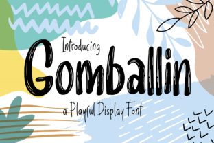 Gomballin: A Playful Display Font for Memorable Branding