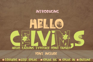 Hello Celvins: A Playful Display Font for Editorial Design