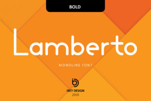 Lamberto Bold: A Monoline Display Font for Web Designers