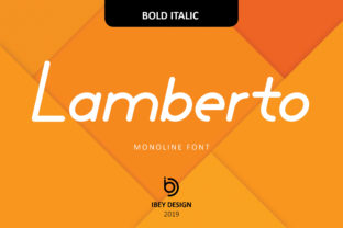 Lamberto Bold Italic: A Warm, Confident Font for Small Brands