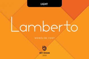 Lamberto Light: A Display Font for Bold Campaign Messaging