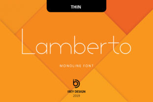 Lamberto Thin: The Monoline Display Font for Modern Web Design
