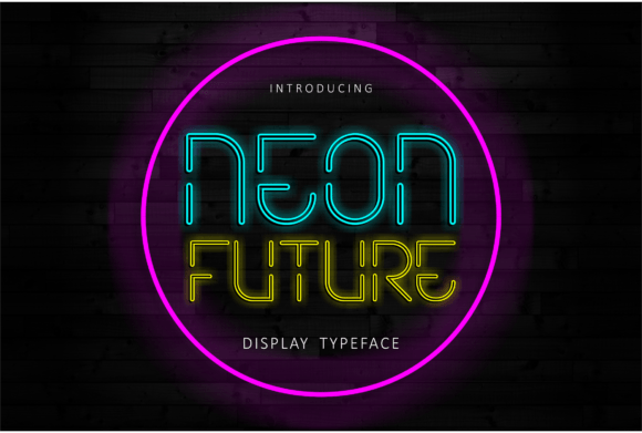 Neon Future: A Retro-Futuristic Display Font for Timeless Branding