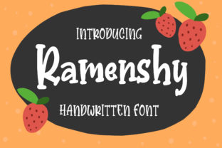 Ramenshy Font: A Playful Typeface for Campaign Designers