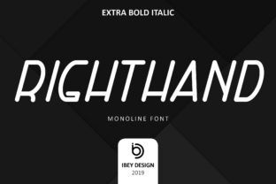 Right Hand Extra Bold Italic: A Modern Typeface That Works