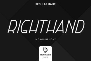 Right Hand Italic: A Modern Font for Editorial Design