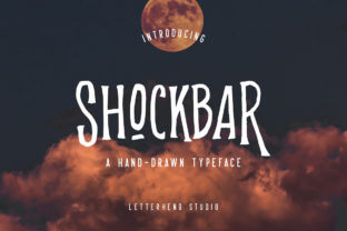 Shockbar: A Display Font That Makes Handmade Products Shine