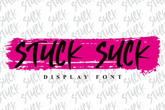 Stuck Suck: A Handwritten Font That Brings Product Labels to Life