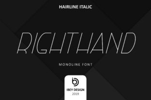 The Right Hand Hairline Italic Typeface for Brand Clarity