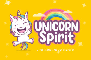 Unicorn Spirit: A Happy Display Font for Digital Creators